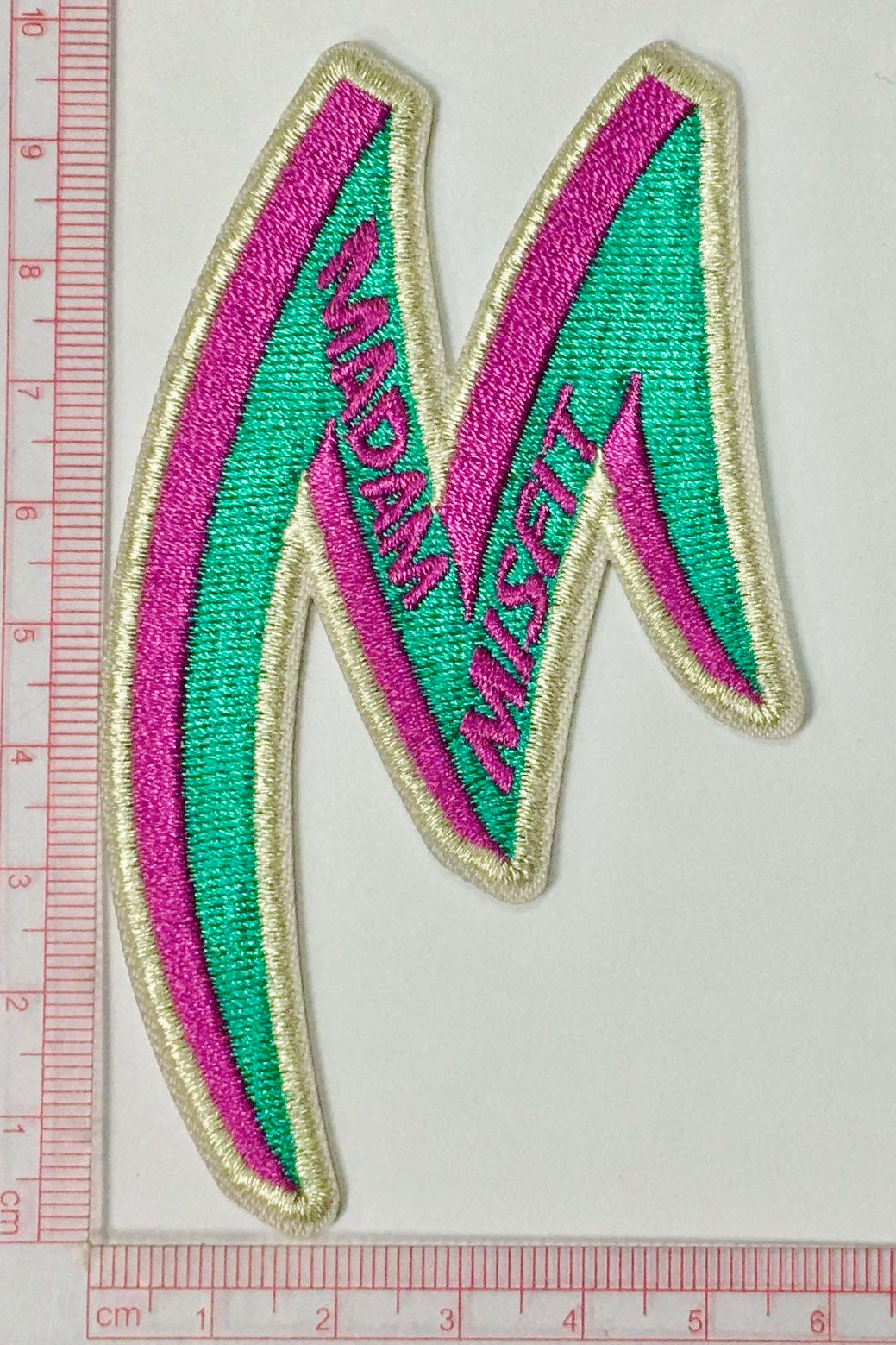 Madam Misfit Embroidered Patch - IRON ON